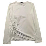 RELISH shirt girocollo tinta unita con arricciatura Bianco per Bambina RGA24010330111 BIANCO RELISH 