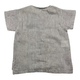 Pype Shirt Halbarm Streifenmuster Grau Für Baby