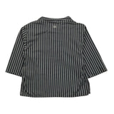 Dou Dou Langarmshirt Einfarbig Streifenmuster Grau Für Baby