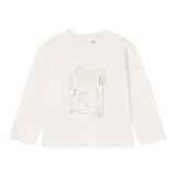 MAYORAL shirt girocollo tinta unita con stampa Bianco per Neonata 116 BIANCO MAYORAL 