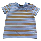 Trussardi T-Shirt Girocollo Fantasia A Righe per Neonata TIP26110TS AZZURRO TRUSSARDI 