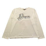 DIXIE shirt girocollo tinta unita con stampe in contrasto Panna per Bambina LB67032G34 PANNA DIXIE 