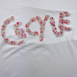 Cecyle Einfarbiges Rundhals-T-Shirt mit Print Weiß für Mädchen