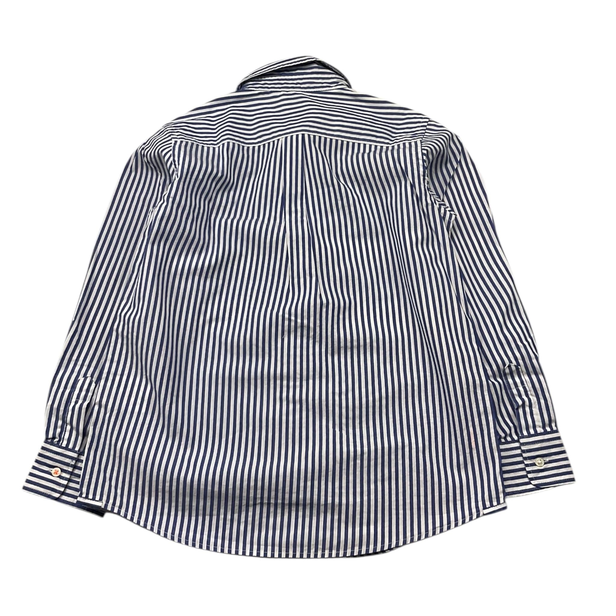 Sun68 Camicia Tinta Unita con Fantasia A Righe per Bambino CPB353033 BIANCO/BLU SUN68 