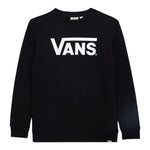 VANS felpa chiusa girocollo tinta unita con logo Nero per Bambino VN000K99BLK1 NERO VANS 