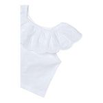 Mayoral Top Tinta Unita con Scollo A Barca per Neonata 3012N BIANCO MAYORAL 
