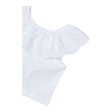 Mayoral Top Tinta Unita con Scollo A Barca per Neonata 3012N BIANCO MAYORAL 