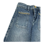MICHAEL KORS jeans tinta unita modello palazzo Blu per Bambina R14165 BLU MICHAEL KORS 