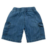 J.O. Milano Bermuda tinta unita In Denim Azzurro per Bambino 574N1 AZZURRO J.O. MILANO 