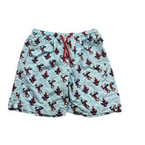 Saint Barth Costume Modello Boxer Tinta Unita con Stampa Spiderman per Bambino SPIDEY AZZURRO SAINT BARTH 