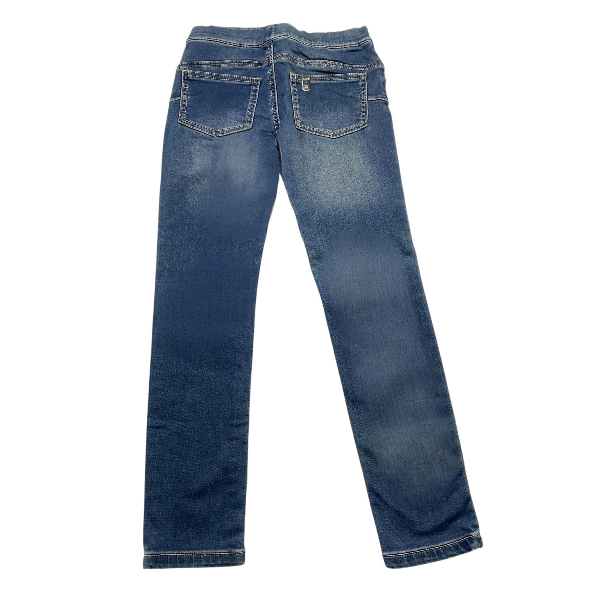 LIU JO jeans tinta unita con girovita regolabile Blu per Bambina GF3105MA BLU LIU JO 