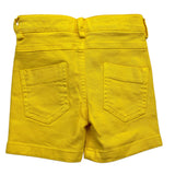 Bikkembergs Einfarbige Bermuda-Shorts mit elastischer Taille Gelb für Jungen