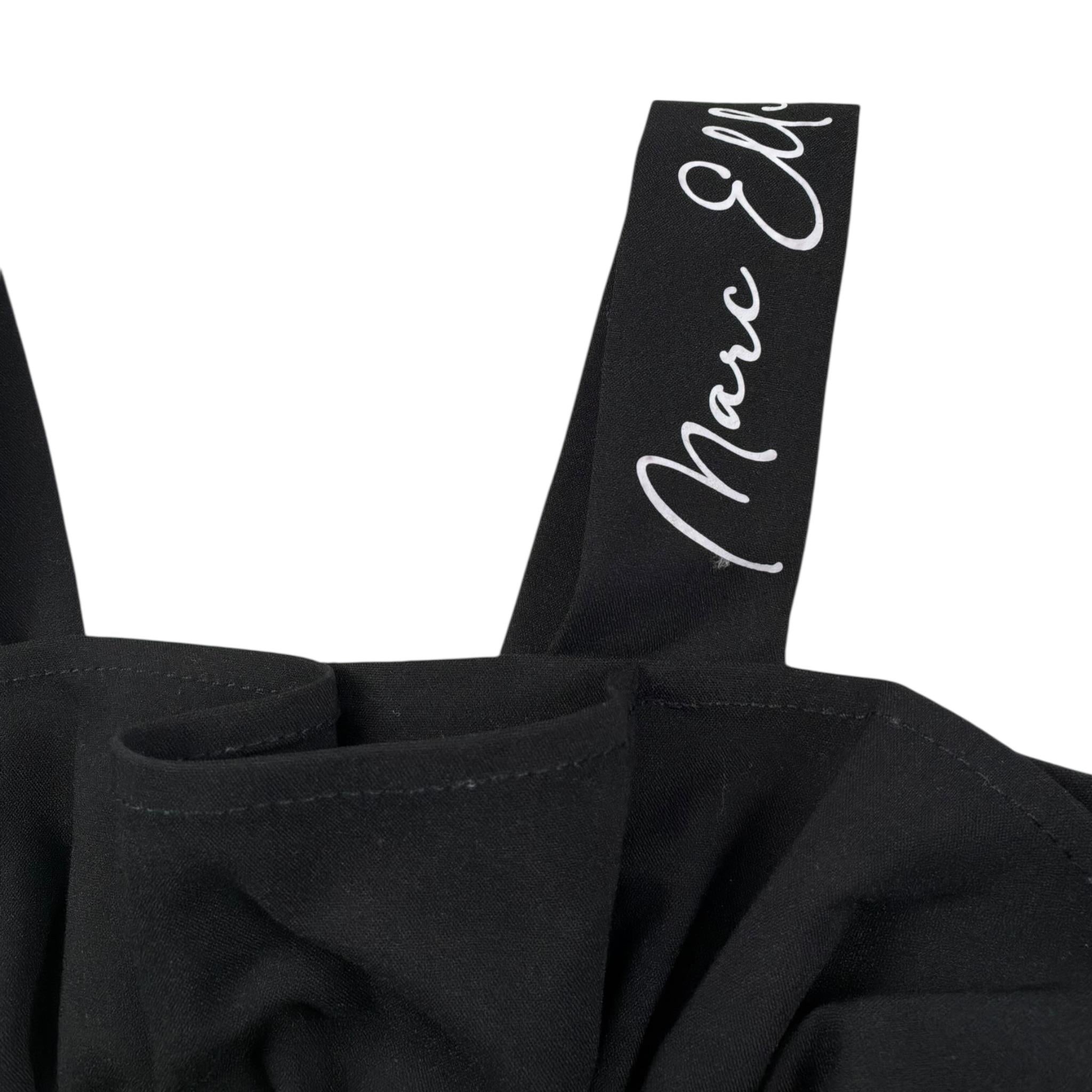 Marc Ellis Top Tinta Unita con Balze per Bambina JMJTP16483 NERO MARC ELLIS 