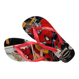 Havaianas Flip-Flops, einfarbig, mit rotem Spiderman-Muster für Jungen