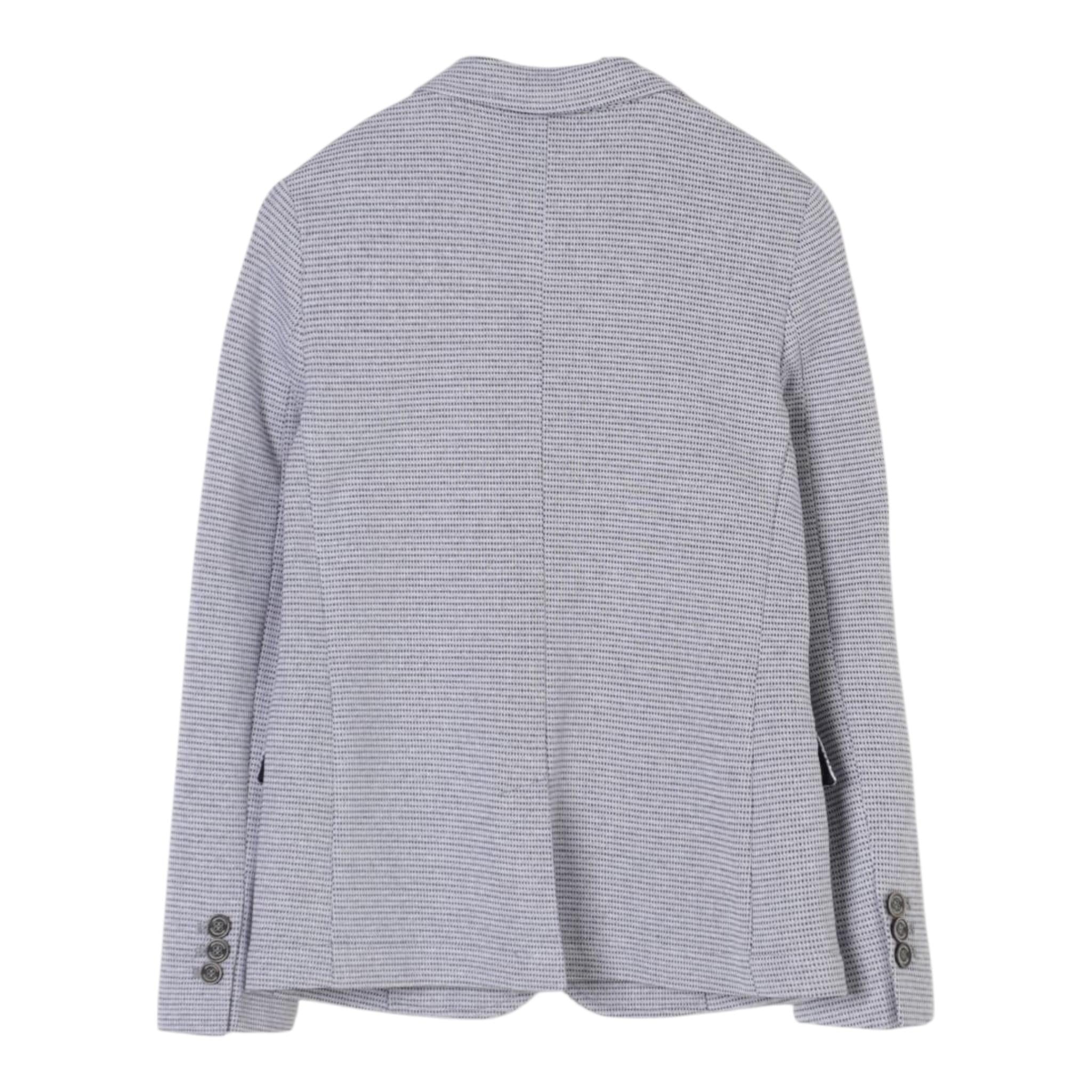 Jeckerson Giacca Tinta Unita con Microfantasia per Bambino 108JJMJS25 GRIGIO JECKERSON 