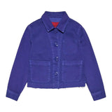 Max&amp;Co. Einfarbige Jeansjacke mit blauen Knöpfen für Mädchen