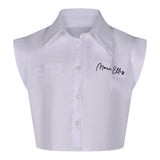 Marc Ellis Camicia Mezza Manica Tinta Unita con Logo per Bambina JMJSH01176 BIANCO MARC ELLIS 
