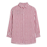 Dou Dou Camicia Tinta Unita con Fantasia A Righe per Bambina DW5P30X BIANCO DOU DOU 