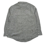 U.S. Polo Assn Camicia Manica Lunga Tinta Unita con Logo per Bambino US41504004 VERDE U.S. POLO ASSN 
