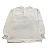 MAYORAL shirt girocollo tinta unita con stampa in contrasto Bianco per Neonata 204878 BIANCO MAYORAL 