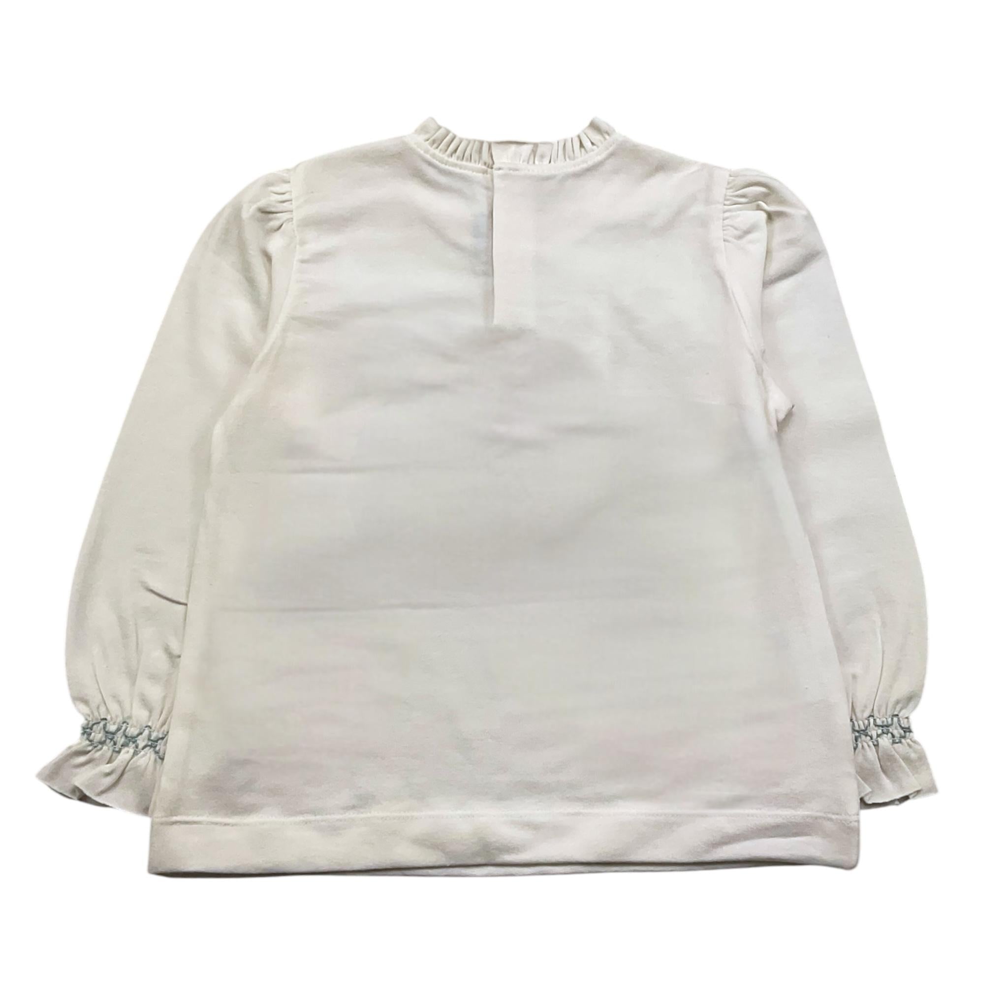MAYORAL shirt girocollo tinta unita con stampa in contrasto Bianco per Neonata 204878 BIANCO MAYORAL 
