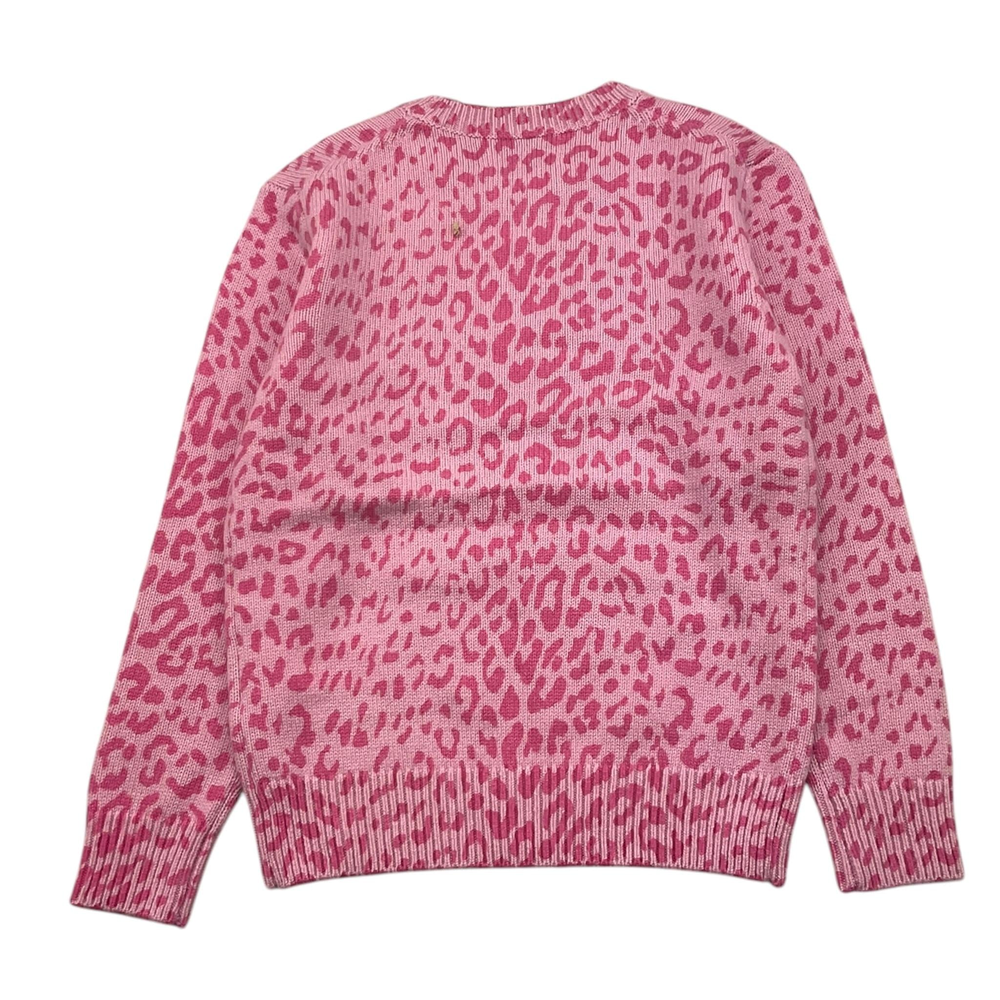 SAINT BARTH maglia tinta unita con fantasia maculata Rosa per Bambina PRC0015 ROSA SAINT BARTH 