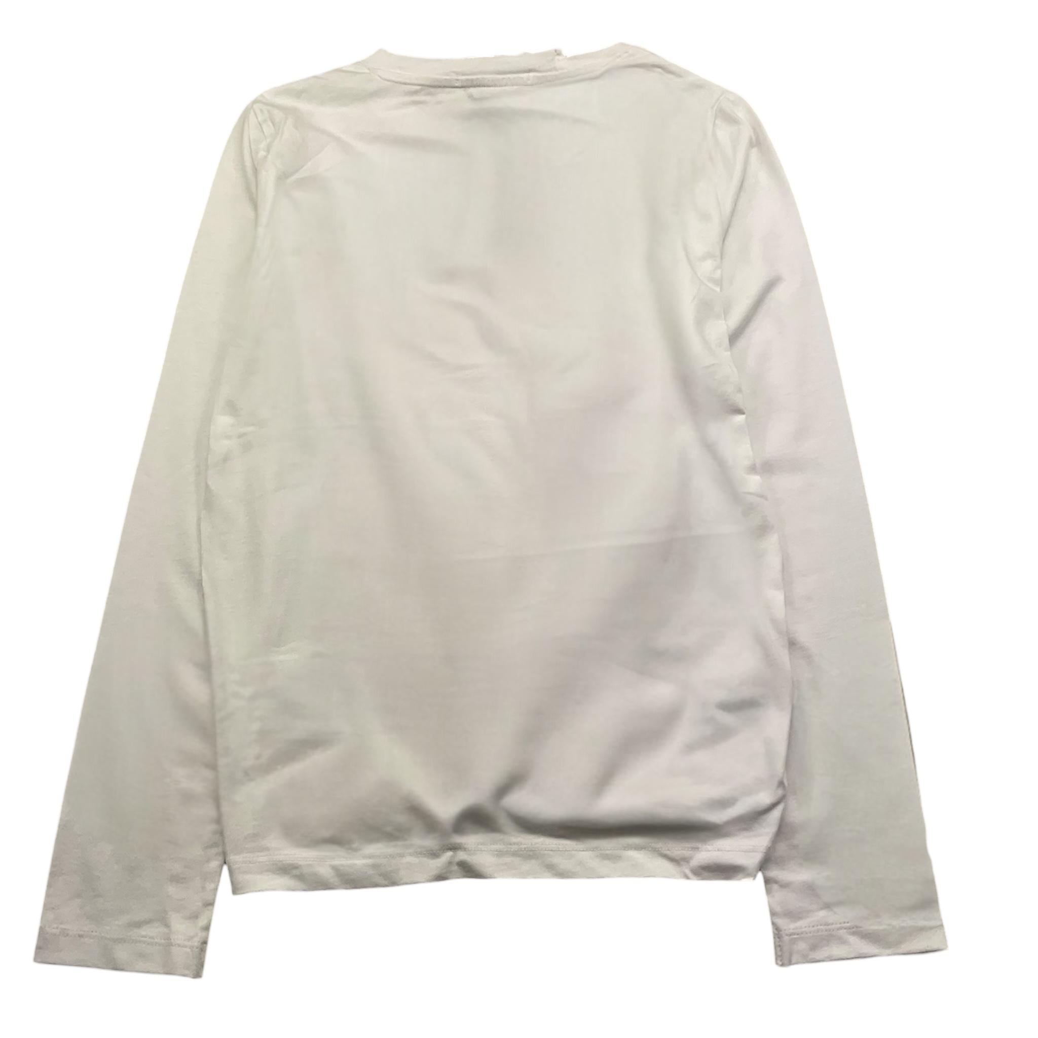 RELISH shirt girocollo tinta unita con arricciatura Bianco per Bambina RGA24010330111 BIANCO RELISH 