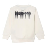 JOHN RICHMOND felpa girocollo tinta unita con stampa Bianco per Bambino RBA24030FE BIANCO JOHN RICHMOND 
