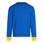 SAINT BARTH maglia girocollo tinta unita con stampa Cobalto per Bambino DOU001020 COBALTO SAINT BARTH 