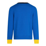 SAINT BARTH maglia girocollo tinta unita con stampa Cobalto per Bambino DOU001020 COBALTO SAINT BARTH 