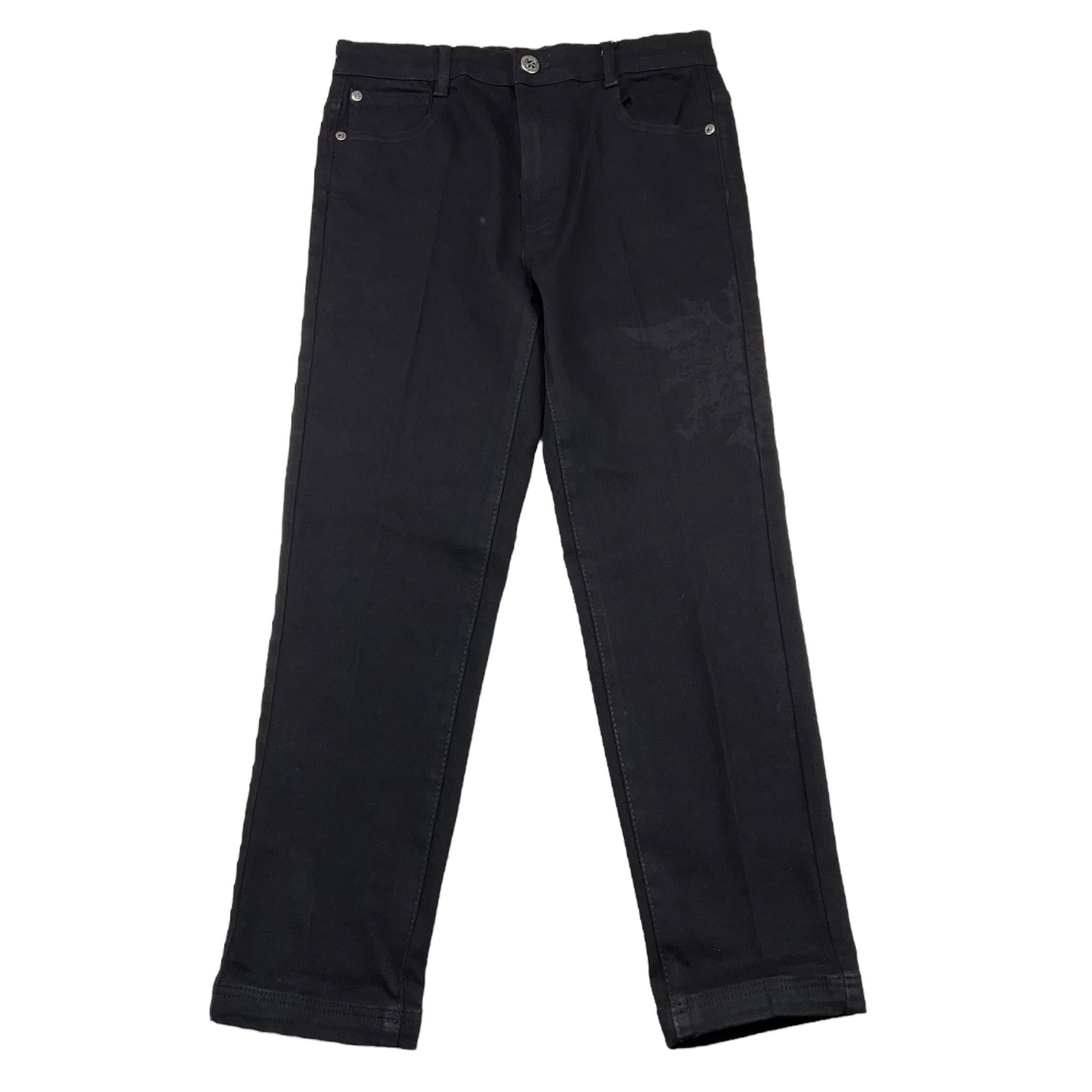 JOHN RICHMOND jeans tinta unita con girovita regolabile Nero per Bambino RBA25242JE NERO JOHN RICHMOND 