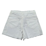 M+E' Short In Denim Tinta Unita con Girovita Regolabile per Bambina UE1704JX BIANCO M+E' 