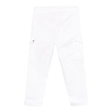 Dondup Pantalone Tinta Unita con Tasconi per Bambino DMPA114X BIANCO DONDUP 