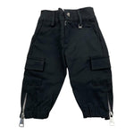 NEVER TOO pantalone tinta unita con elastico in vita Nero per Neonato NT2215N NERO NEVER TOO 