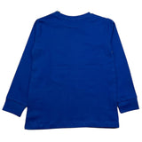 CESARE PACIOTTI shirt girocollo tinta unita con stampa in contrasto Blu per Bambino TSP5315B BLU CESARE PACIOTTI 