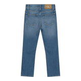 Calvin Klein Jeans Tinta Unita con Girovita Regolabile per Bambino IB0IB02306 AZZURRO CALVIN KLEIN 