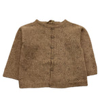 WEDOBLE cardigan tinta unita con trafori Fango per Neonata I2406308 FANGO WEDOBLE 