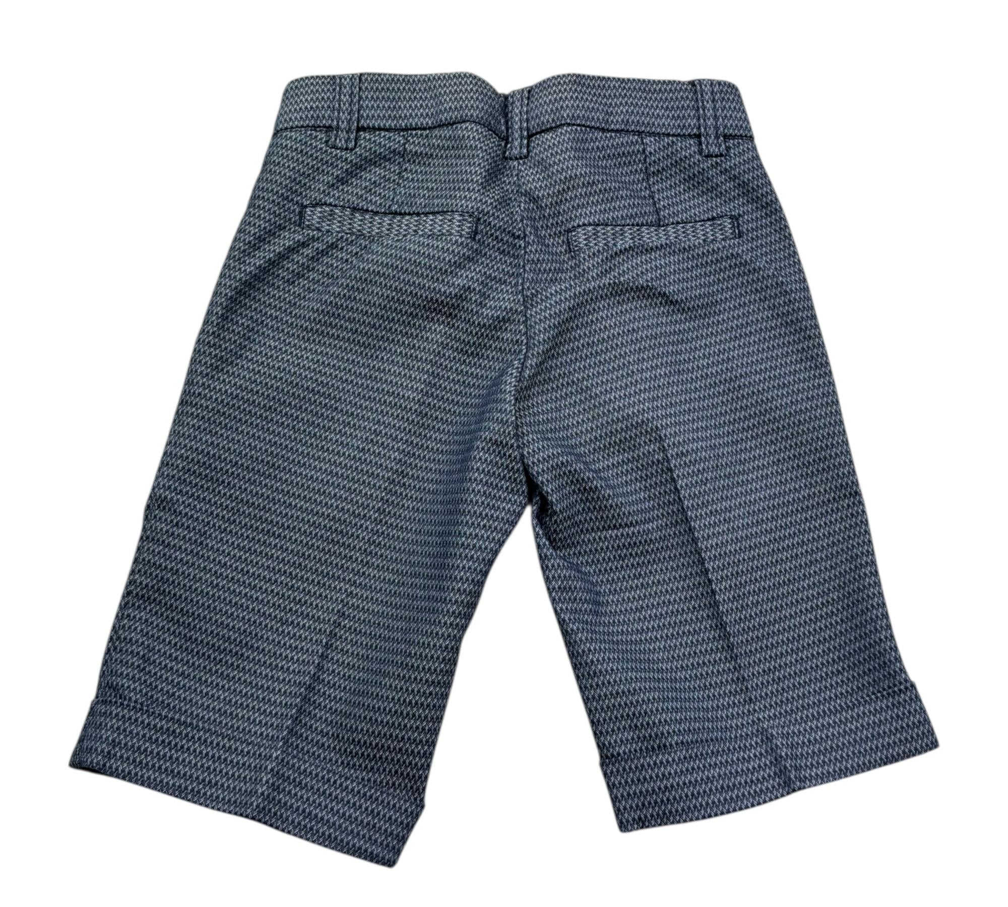 Manuel & Frank Bermuda Tinta Unita Microfantasia per Bambino M3185 BLU MANUEL & FRANK 