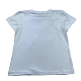 Moschino T-Shirt Girocollo Tinta Unita con Stampa per Bambina HFM06K BIANCO MOSCHINO 