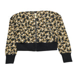 MOSCHINO felpa tinta unita con zip e cappuccio e fantasia Nero per Bambina HDF06F NERO MOSCHINO 