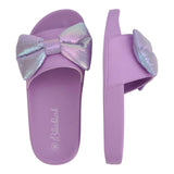Billieblush Einfarbiger Slipper mit lila Schleife für Mädchen