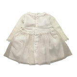 MAYORAL abito tinta unita con tulle Bianco per Neonata 2806680X BIANCO MAYORAL 