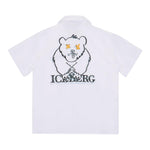 Iceberg Camicia Mezza Manica Tinta Unita con Stampa per Bambino CMICE5104J BIANCO ICEBERG 