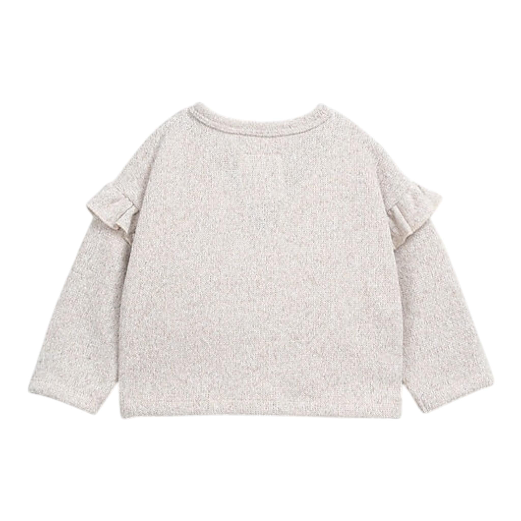 PLAY UP cardigan tinta unita con bottoni in contrasto Beige per Bambina PA022AP10903J BEIGE PLAY UP 