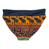 Tooco Kostümmodell Slip, einfarbig mit blauem Muster für Neugeborene