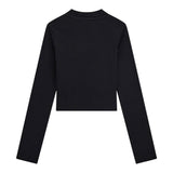 GUESS shirt tinta unita girocollo con logo Nero per Bambina J4YI49KBZP4 NERO GUESS 