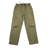 Refrigiwear Grüne, schlichte Hose mit verstellbarer Taille für Jungen
