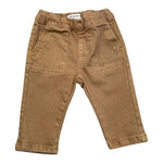 TRUSSARDI pantalone tinta unita con elastico in vita Beige per Neonato TIA25153 BEIGE TRUSSARDI 