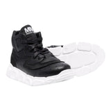 Maison Margiela Sneakers Modell Ankle Boot Einfarbig Mit Schnürsenkeln Schwarz Für Kinder