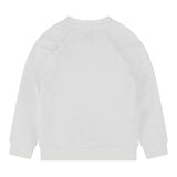 Guess Felpa Chiusa Girocollo Tinta Unita con Logo per Neonato K5RQ04KAD74 BIANCO GUESS 